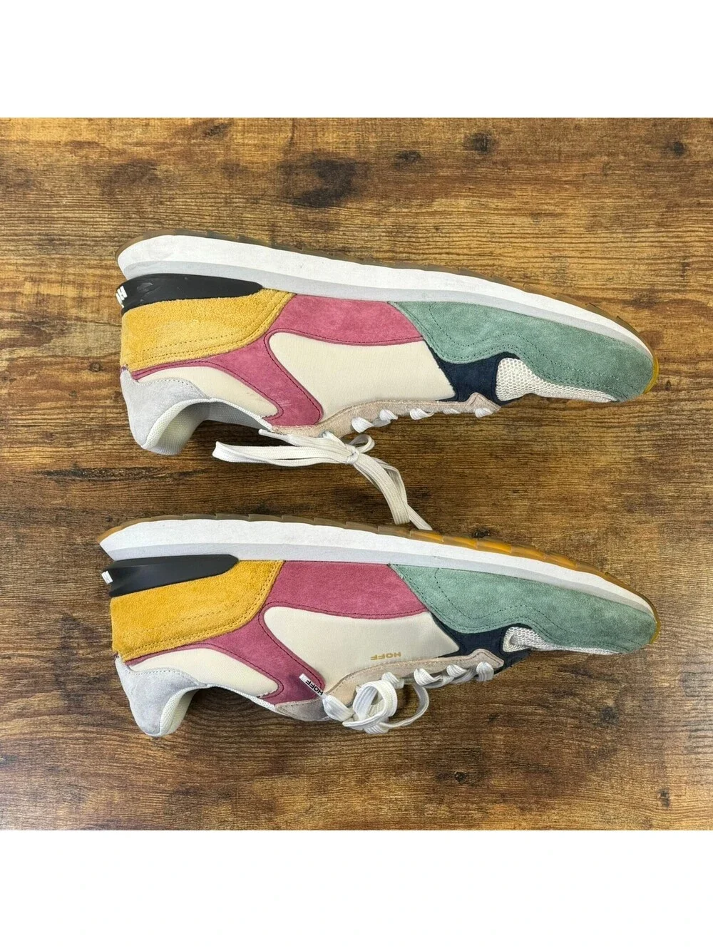 HOFF Montreal Man Colorblock Suede Sneakers Sz 11 Mens Retro Multicolor Shoe